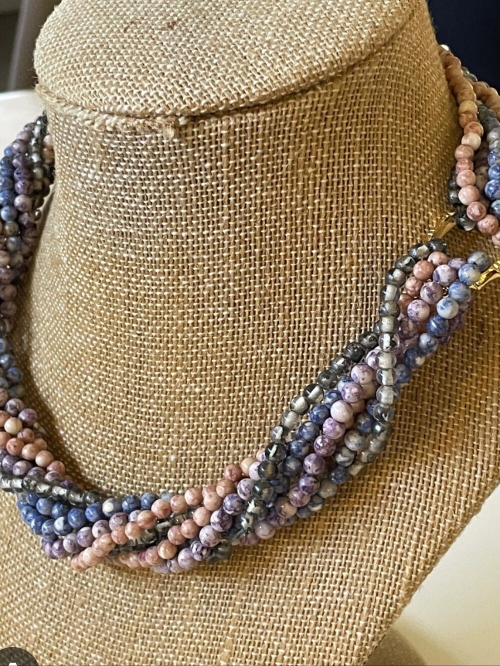 Vintage Twist A Beads Multicolor Necklace